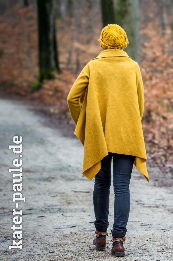 Mantel selber Nähen - Wollwalk - Herbst - Nähen für Erwachsene